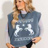 Minding My Business Top | Cashmere Blue