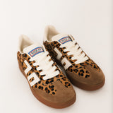 Boston P Sneakers | Leopard Cuoio Milk