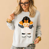 Licensed Tennessee Grey Mascot 'By QOS' Sweater | Queen Of Sparkles
