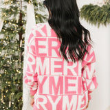Very Merry Sweater | Pink