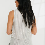 Georgia Stripe Tank | Natural