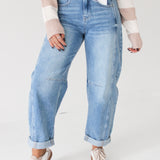 Phoebe Barrel Jeans | Medium