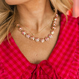 The Sofia Choker | Light Rose Glimmer