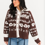 Shelby Cardigan | Chocolate Combo