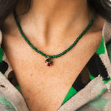 Paige Necklace | Majestic Green