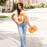 Licensed Tennessee Metallic Word With Icons Tee | Queen Of Sparkles