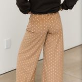 Trailblazer Pants | Mocha Polka Dot