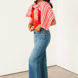 Pleaser High Rise Wide Ankle | Vibe Check