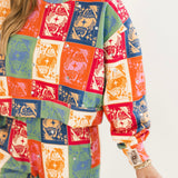 Fall Colorblock Queen Logo Sweatpant | Queen Of Sparkles