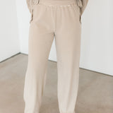 Dani Stripe Pants | Beige