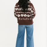 Shelby Cardigan | Chocolate Combo