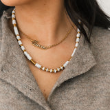 Joan Multi Color Beaded Stone Necklace