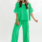 Emerson Short Sleeve Top | Green