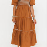 Sienna Puff Sleeve Maxi Dress