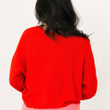 Piper Cardigan | Cherry Red
