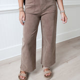 Making Plans High Waist Pants | Brown