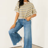 Clean Rugby Tee | Yellow Combo