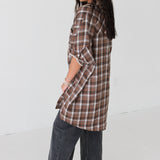 Plaid Shirtdress | Mocha