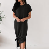 Forever Blessed Midi Dress | Charcoal