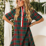 Cozy Cabin Mini Dress | Green
