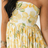 Lemon Daydream Midi Dress