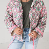 Happy Blooms Quilted Floral Jacket