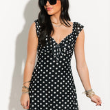 Pretty in Polka Dots Mini Dress