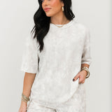 Relaxed Ribbed T-Shirt | Camo