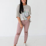 Alice Straight Jeans | Mauve