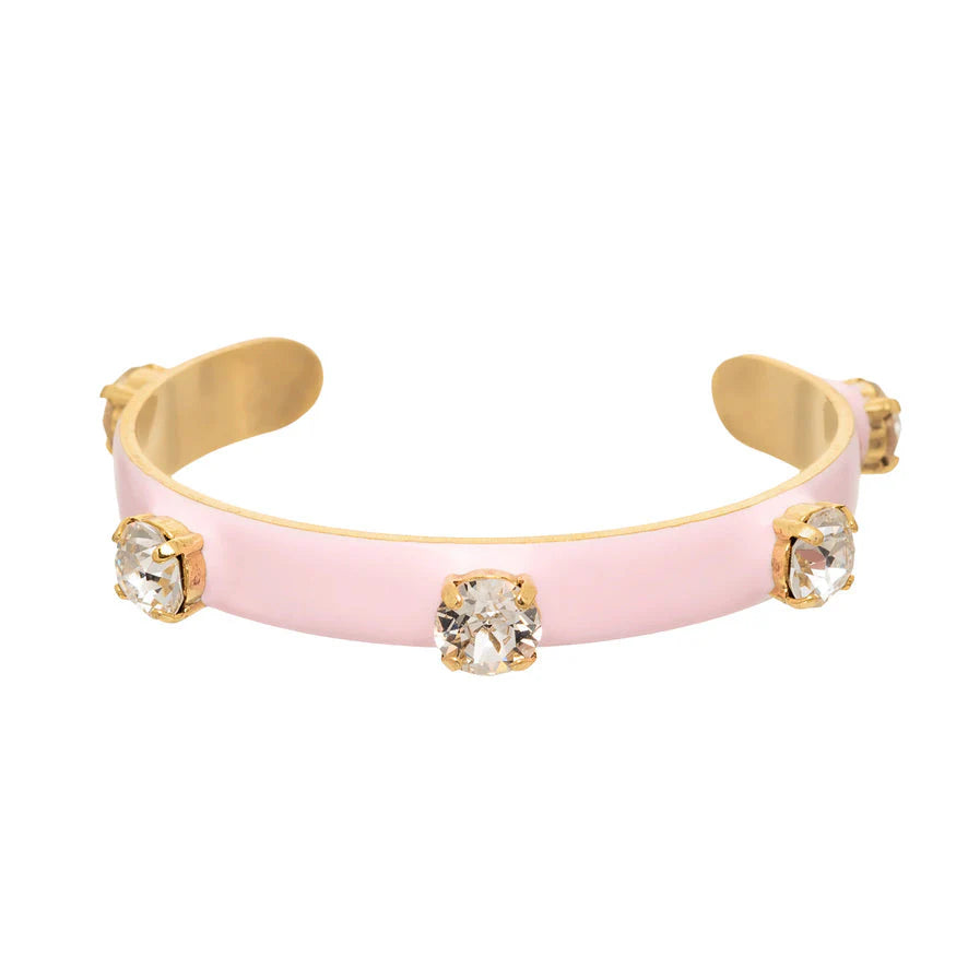 TOVA Kennedy Cuff in Fairy Dust Roselune – styled flat lay from Lexi Jade's Boutique