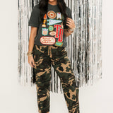 Combat Cuties Barrel Jeans | Camo