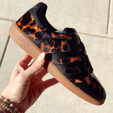 Cloud P Sneakers | Leopard Black