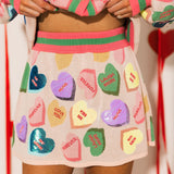 Pale Pink Candy Sweetheart Skirt | Queen Of Sparkles