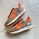 Jogger L Sneakers | Mix Cuoio Orange