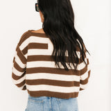 Striped Crop Sweater | Earthbound