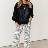 Far Out Wide Leg Jeans | Zebra
