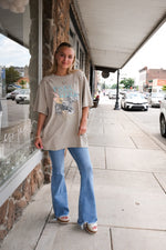 FREE BIRD OVERSIZED GRAPHIC | KHAKI