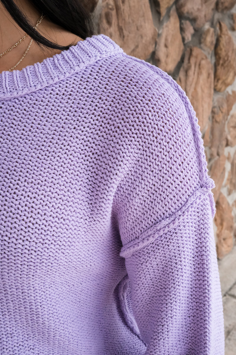 THE HAILEE SWEATER | LAVENDER