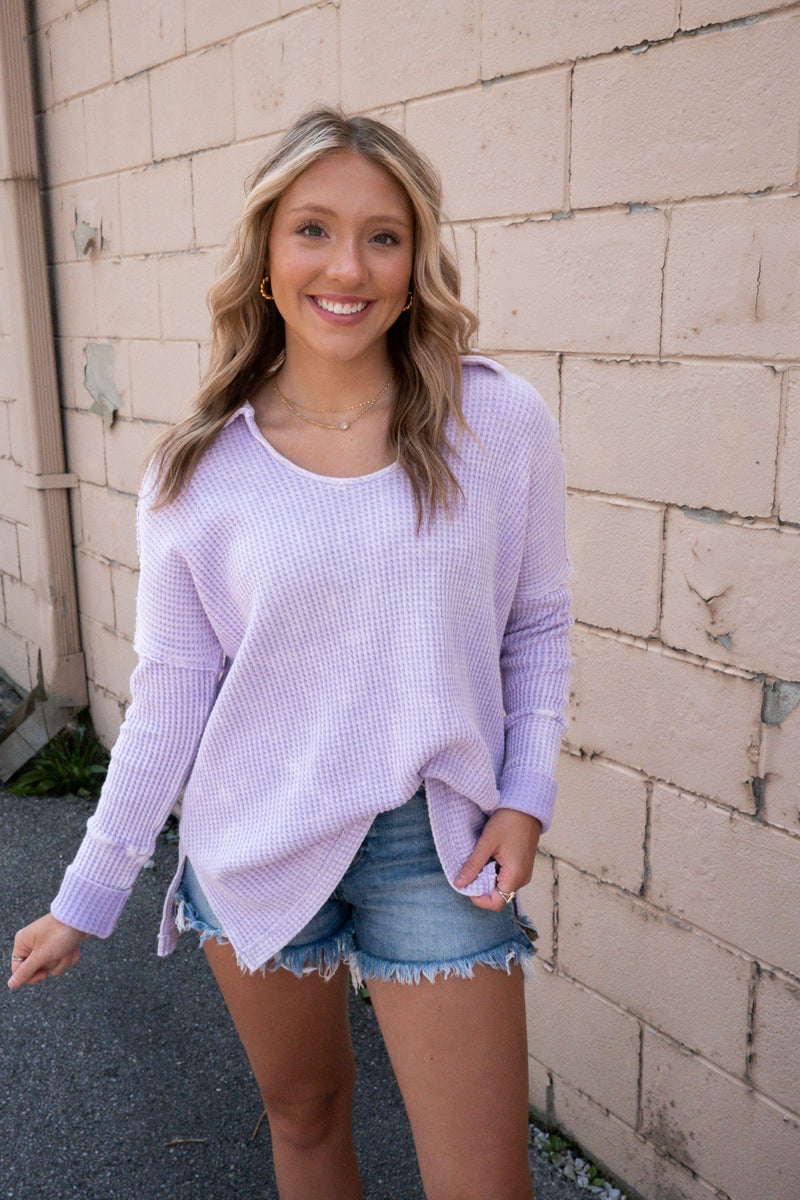 BY MY SIDE TOP | LAVENDER