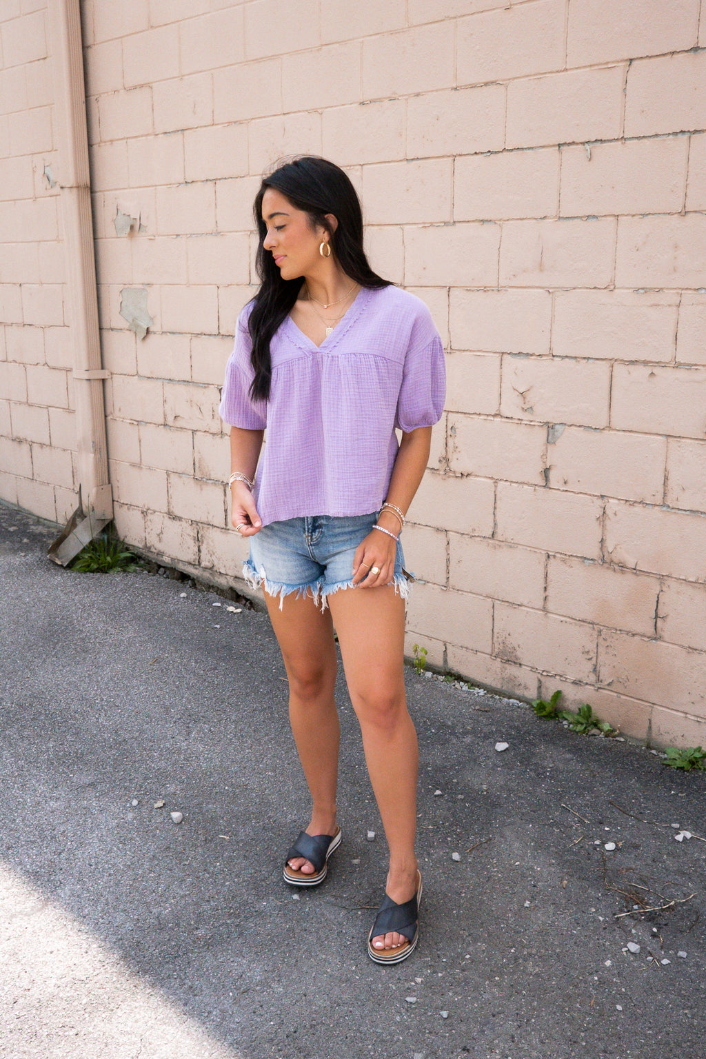 WRAP HER UP TOP | LAVENDER