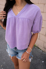 WRAP HER UP TOP | LAVENDER