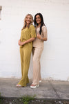 TRENDSETTER PANTS | CHAMPAGNE