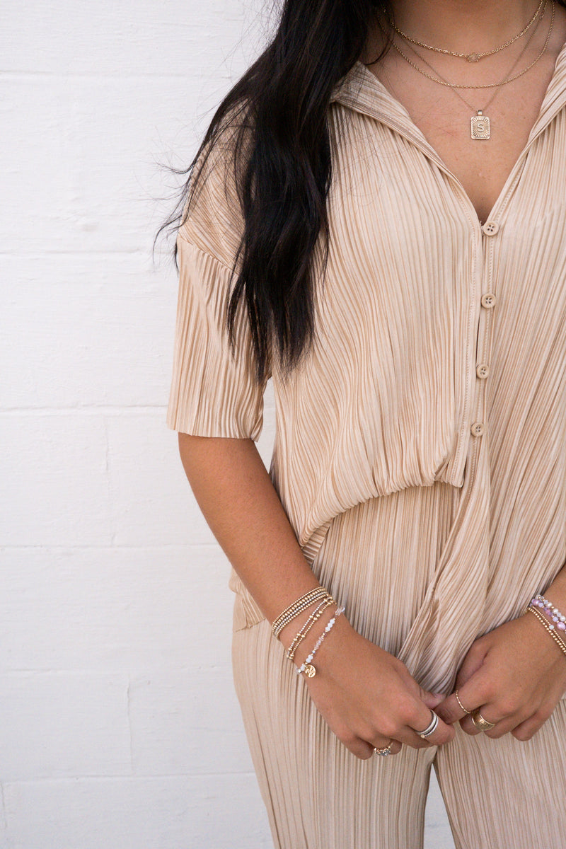 TRENDSETTER TOP | CHAMPAGNE
