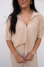 TRENDSETTER TOP | CHAMPAGNE