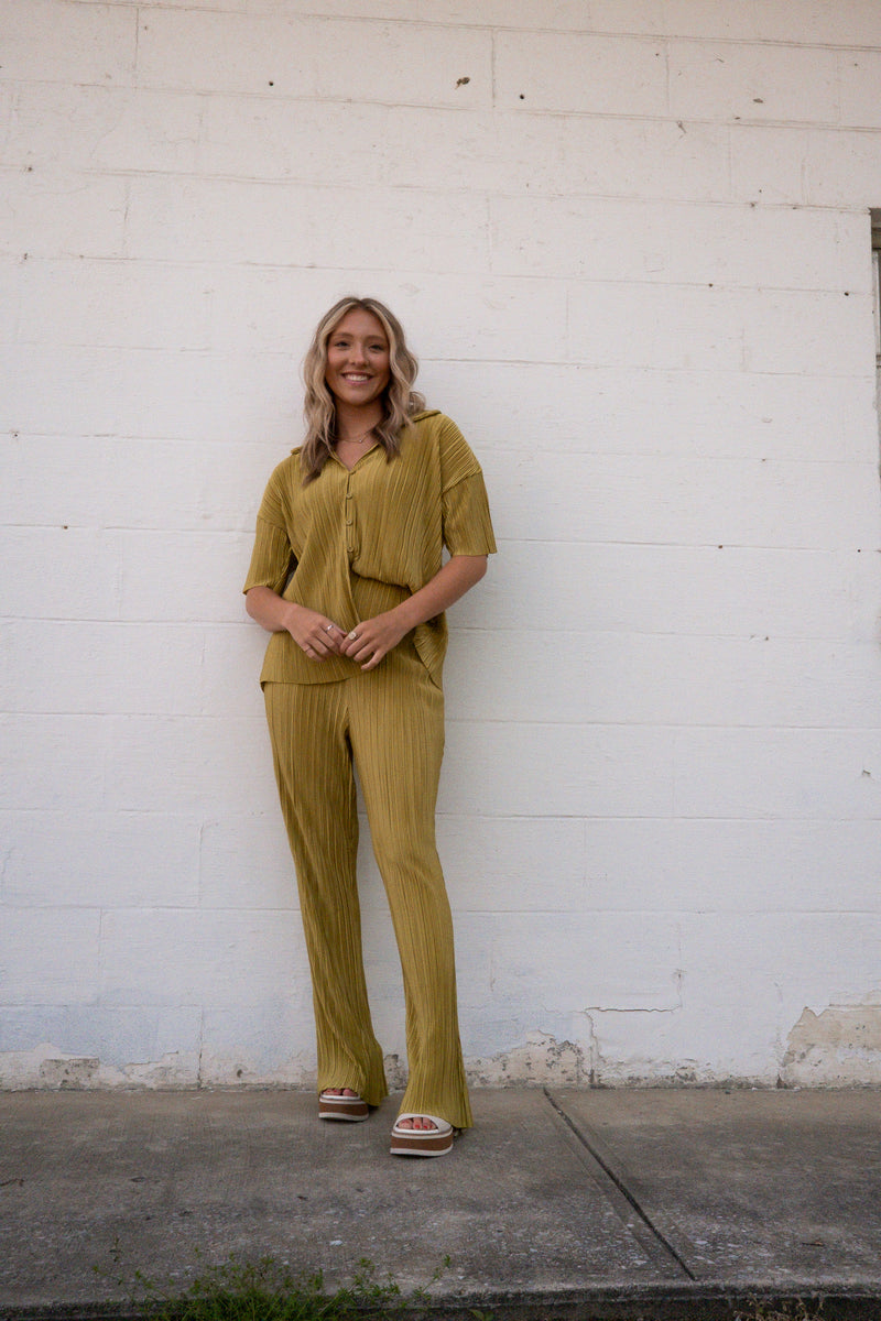 TRENDSETTER PANTS | LIME