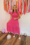 FOREVER YOURS DRESS | FUCHSIA