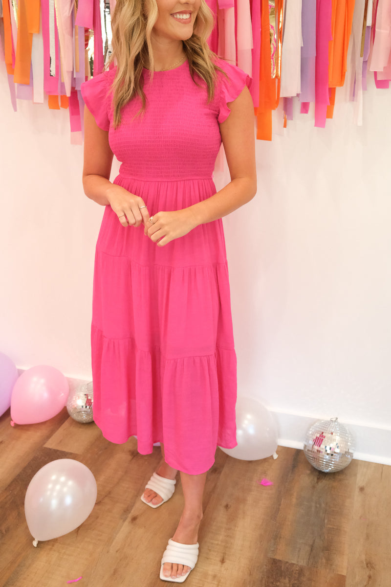 FOREVER YOURS DRESS | FUCHSIA