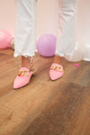 COME ON BARBIE MULES | PINK