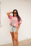 ROCK N ROLL VINTAGE GRAPHIC | PINK