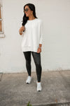 P.L.T. DOLMAN SWEATSHIRT | POWDER